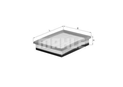 Filtro de ar MAHLE ORIGINAL LX 1036/2