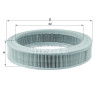 Filtro de ar MAHLE ORIGINAL LX 108