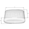 Filtro de ar MAHLE ORIGINAL LX 110