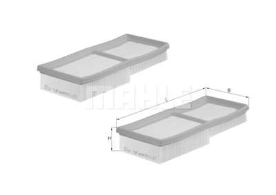 Filtro de ar MAHLE ORIGINAL LX 1137/S