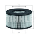 Filtro de ar MAHLE ORIGINAL LX 1139