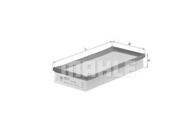 Filtro de ar MAHLE ORIGINAL LX 1141