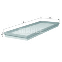 Filtro de ar MAHLE ORIGINAL LX 118