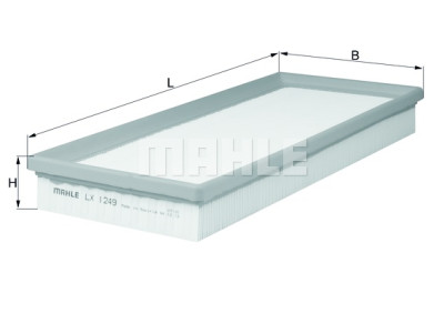 Filtro de ar MAHLE ORIGINAL LX 1249