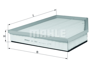 Filtro de ar MAHLE ORIGINAL LX 1261