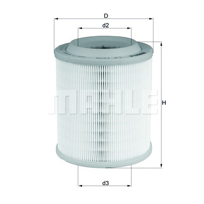 Filtro de ar MAHLE ORIGINAL LX 1275