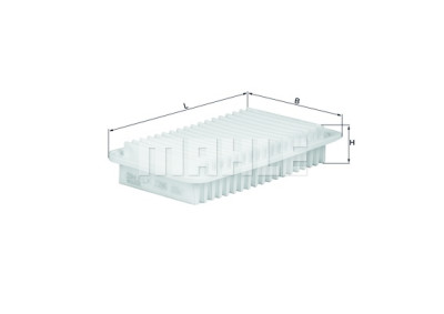 Filtro de ar MAHLE ORIGINAL LX 1286