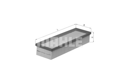 Filtro de ar MAHLE ORIGINAL LX 1451