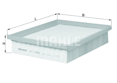 Filtro de ar MAHLE ORIGINAL LX 1458