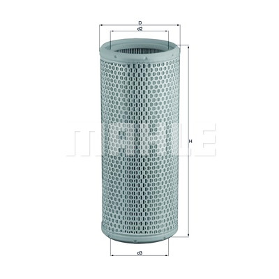 Filtro de ar MAHLE ORIGINAL LX 147