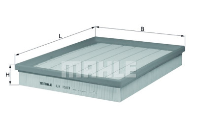 Filtro de ar MAHLE ORIGINAL LX 1503