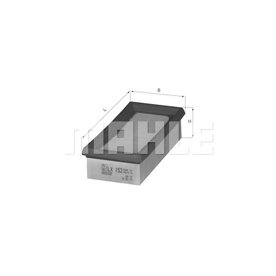 Filtro de ar MAHLE ORIGINAL LX 152