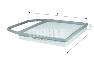 Filtro de ar MAHLE ORIGINAL LX 1564