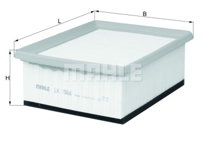 Filtro de ar MAHLE ORIGINAL LX 1568