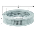 Filtro de ar MAHLE ORIGINAL LX 157