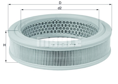 Filtro de ar MAHLE ORIGINAL LX 157