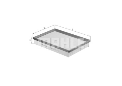 Filtro de ar MAHLE ORIGINAL LX 1572
