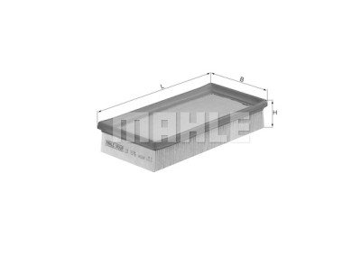 Filtro de ar MAHLE ORIGINAL LX 1576