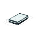 Filtro de ar MAHLE ORIGINAL LX 1588