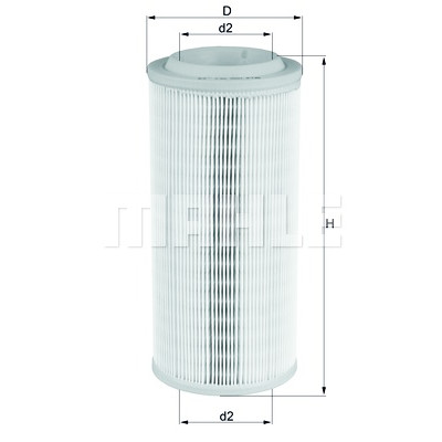 Filtro de ar MAHLE ORIGINAL LX 1595