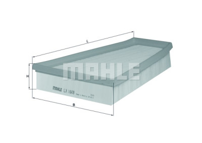 Filtro de ar MAHLE ORIGINAL LX 1609