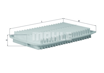 Filtro de ar MAHLE ORIGINAL LX 1612