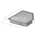 Filtro de ar MAHLE ORIGINAL LX 1613