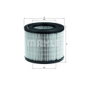 Filtro de ar MAHLE ORIGINAL LX 162