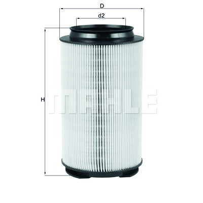 Filtro de ar MAHLE ORIGINAL LX 1628