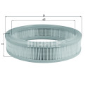 Filtro de ar MAHLE ORIGINAL LX 1638