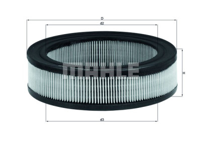 Filtro de ar MAHLE ORIGINAL LX 167