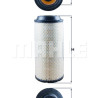 Filtro de ar MAHLE ORIGINAL LX 1673