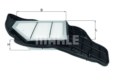 Filtro de ar MAHLE ORIGINAL LX 1684/5