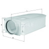 Filtro de ar MAHLE ORIGINAL LX 1686/1