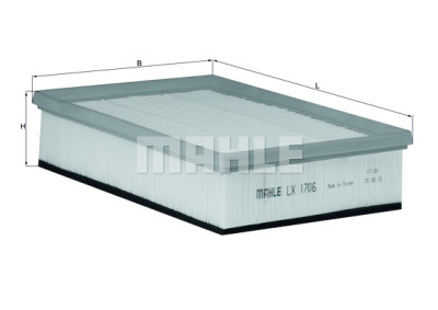 Filtro de ar MAHLE ORIGINAL LX 1706