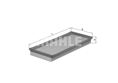 Filtro de ar MAHLE ORIGINAL LX 178
