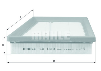 Filtro de ar MAHLE ORIGINAL LX 1813