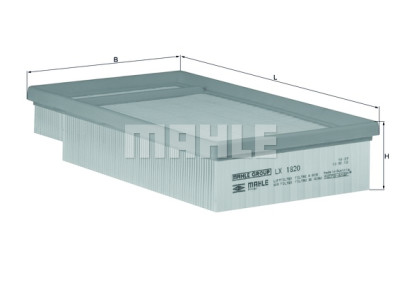 Filtro de ar MAHLE ORIGINAL LX 1820
