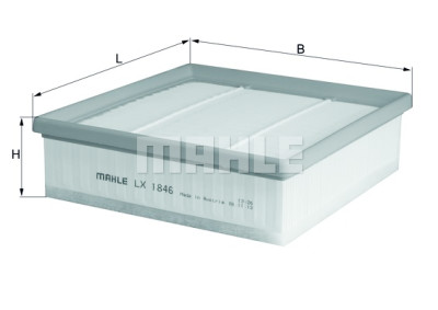 Filtro de ar MAHLE ORIGINAL LX 1846