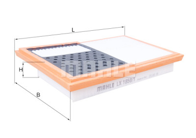 Filtro de ar MAHLE ORIGINAL LX 1850/1