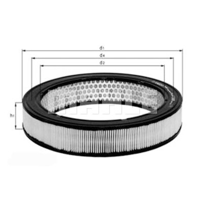 Filtro de ar MAHLE ORIGINAL LX 189