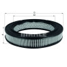Filtro de ar MAHLE ORIGINAL LX 189