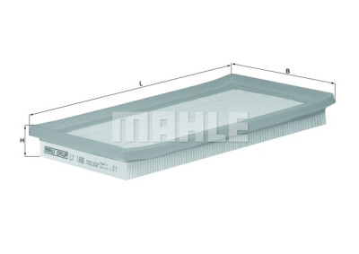 Filtro de ar MAHLE ORIGINAL LX 1896