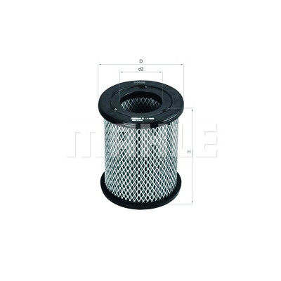 Filtro de ar MAHLE ORIGINAL LX 2000
