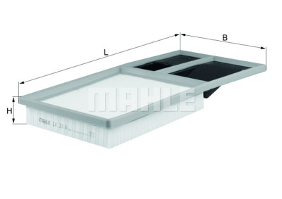 Filtro de ar MAHLE ORIGINAL LX 2010