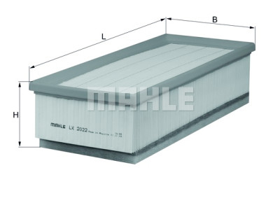 Filtro de ar MAHLE ORIGINAL LX 2022