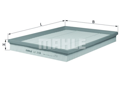 Filtro de ar MAHLE ORIGINAL LX 2036