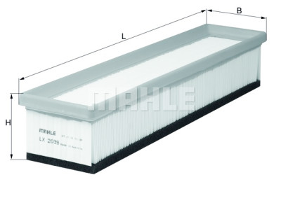Filtro de ar MAHLE ORIGINAL LX 2039