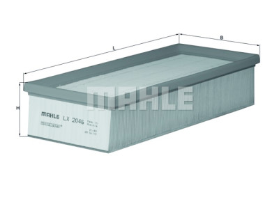 Filtro de ar MAHLE ORIGINAL LX 2046