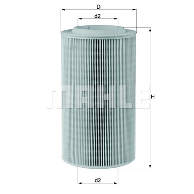 Filtro de ar MAHLE ORIGINAL LX 2059